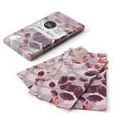 Rose Gold Leaf Print Luncheon Napkins | 720 Count